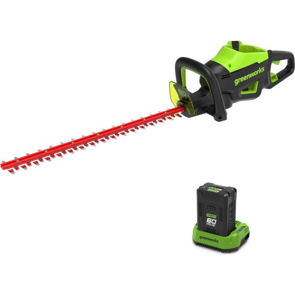 Greenworks GD60HT66 60v Cordless Brushless Hedge Trimmer 660mm