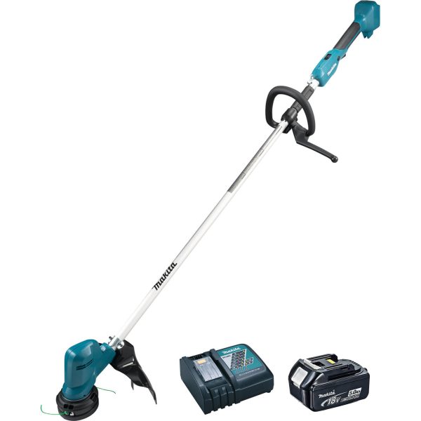 Makita DUR194 18v LXT Cordless Grass Trimmer 280mm 1 x 5ah Li-ion Charger