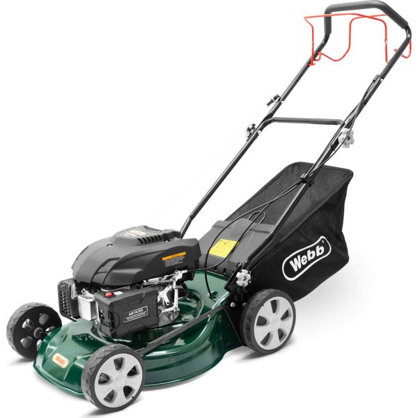 Webb WER460SP Classic Self Propelled Petrol Rotary Lawnmower 460mm FREE Garden Sprinkler & Oil Worth £24