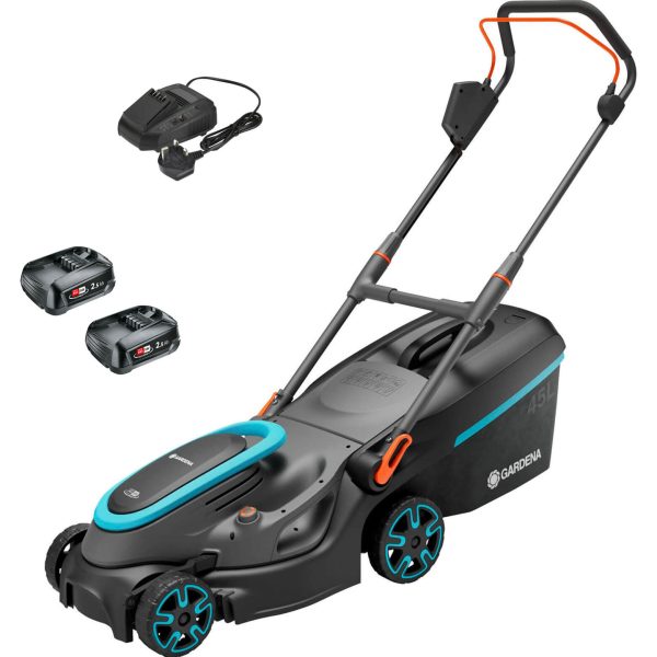 Gardena POWERMAX 37 P4A 36v Cordless Rotary Lawnmower 370mm