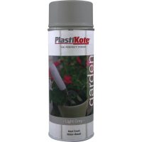 Plastikote Garden Colours Spray Paint Light Grey 400ml