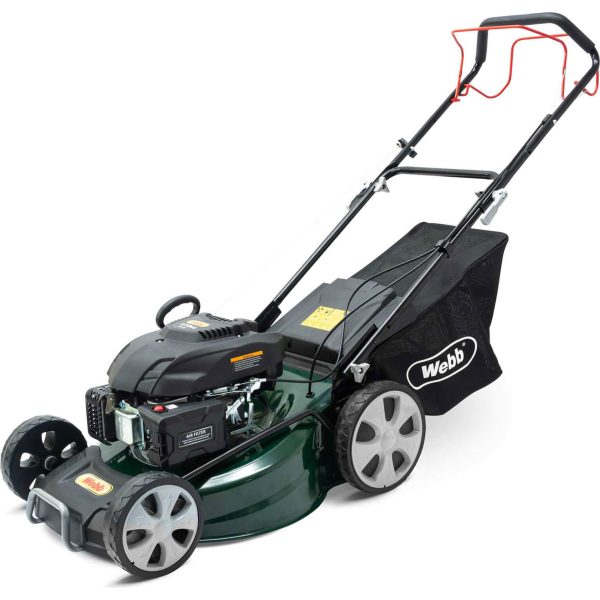 Webb WER510SP Classic Self Propelled Petrol Rotary Lawnmower 510mm