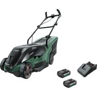 Bosch UNIVERSALROTAK 36-560 36v Cordless Rotary Lawnmower 380mm 2 x 2ah Li-ion Charger