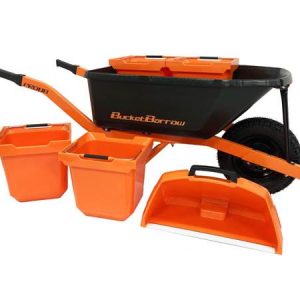 BucketBarrow Pro88 Wheelbarrow with Buckets and Scoop