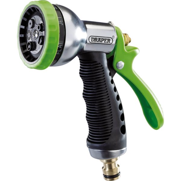 Draper 7 Pattern Aluminium Garden Watering Spray Gun