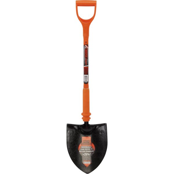 Draper Expert Round Mouth Shovel Fully Insulated Solid Forged