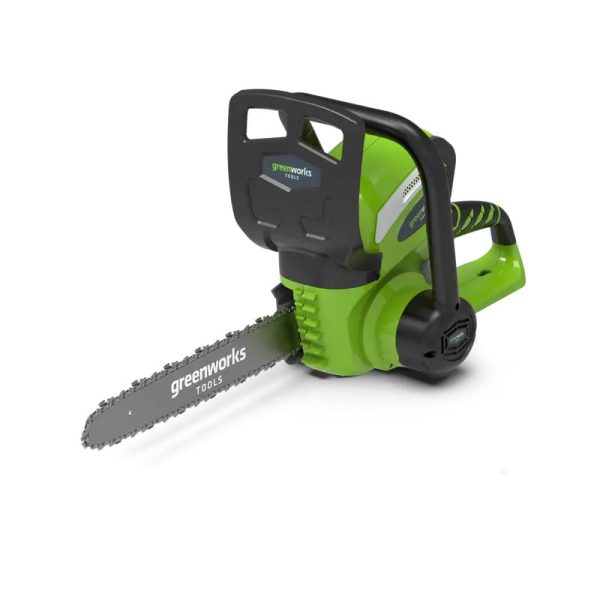 Greenworks 40v Cordless 12" Chainsaw G40CS30K2 c/w battery and charger