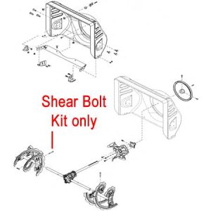 Stiga Snow Fox, 1171 & 1381 Pro HST Shear Bolt Kit 1812-9029-01