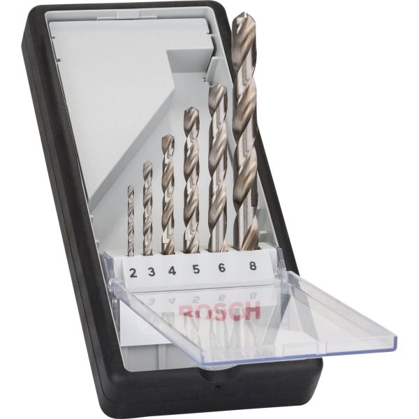 Bosch Robust Line 6 Piece HSS-G Drill Bit Set