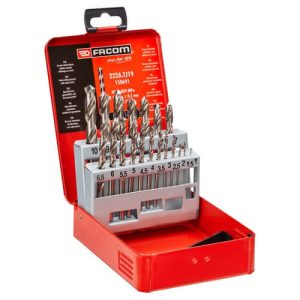 Facom 19 Piece Heavy Duty Drill Bit Set