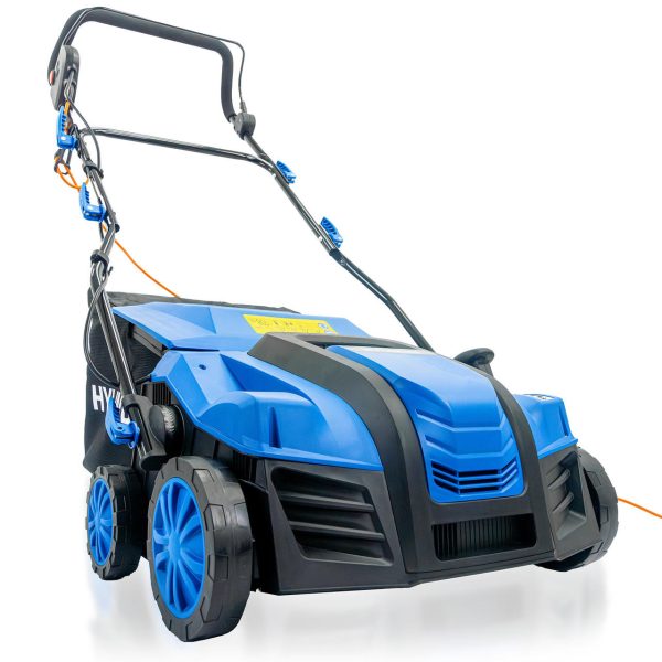 Hyundai 2000W 16" 40cm Artificial Grass Sweeper, Multi-Use Brush and 55L Collection Bag HYSW2000E