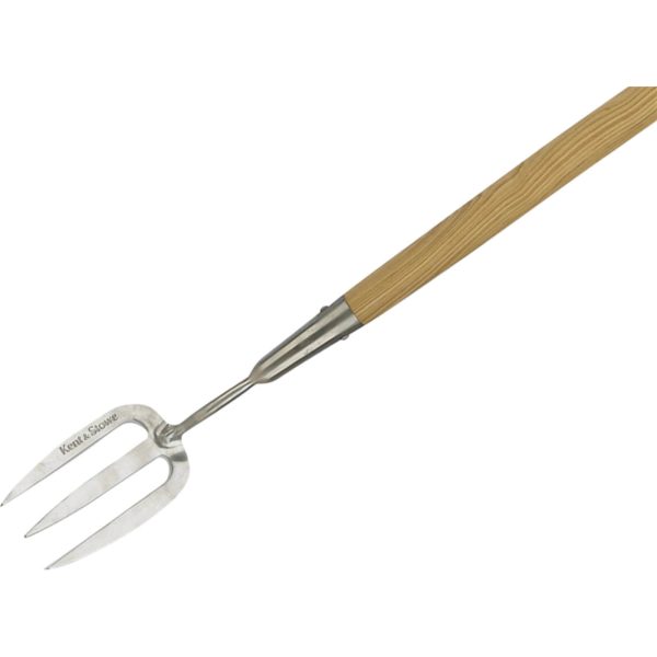 Kent & Stowe Stainless Steel Long Handle Weed Fork