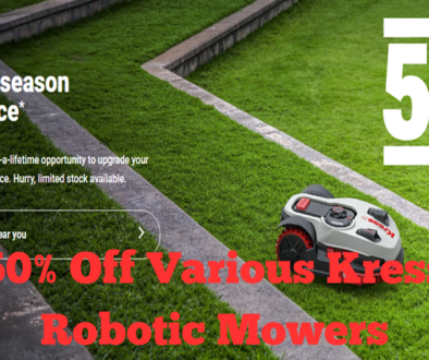 50% Off Various Kress Robotic Mowers