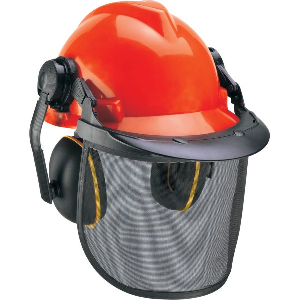 Einhell Chainsaw Helmet and Mesh Face Visor