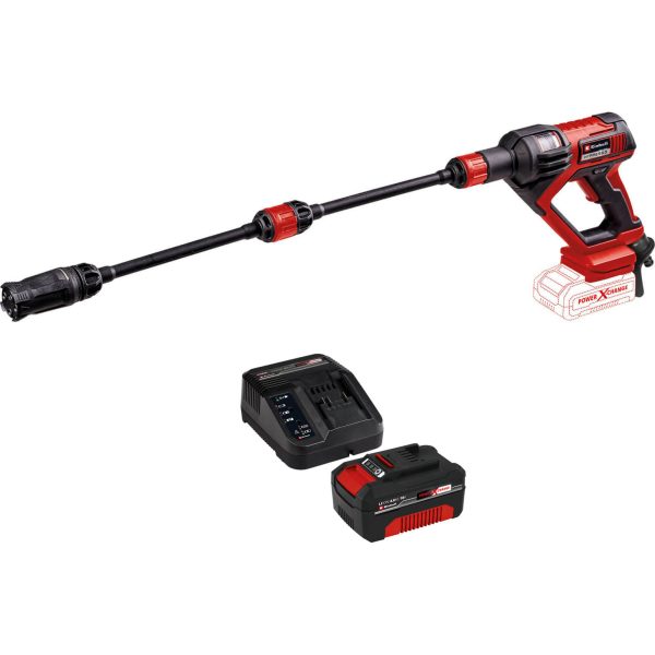 Einhell HYPRESSO 18/24 Li 18v Cordless Pressure Washer 1 x 4ah Li-ion Charger