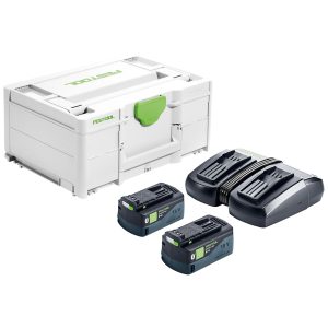 Festool 18V Cordless 2 Battery 5ah and Charger Kit 5ah