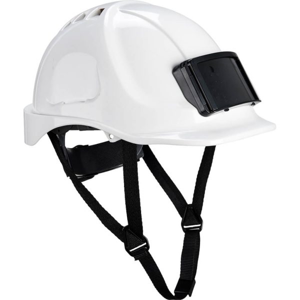 Portwest Endurance Badge Holder Safety Helmet White