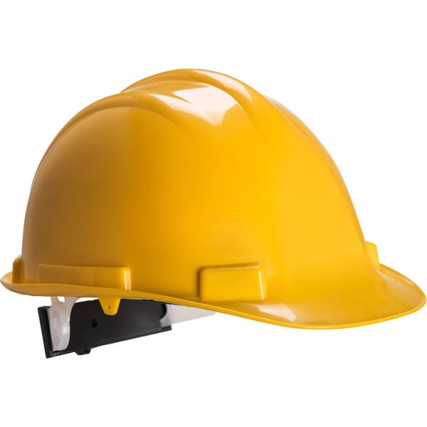 Portwest Expertbase Wheel Ratchet Safety Helmet Yellow