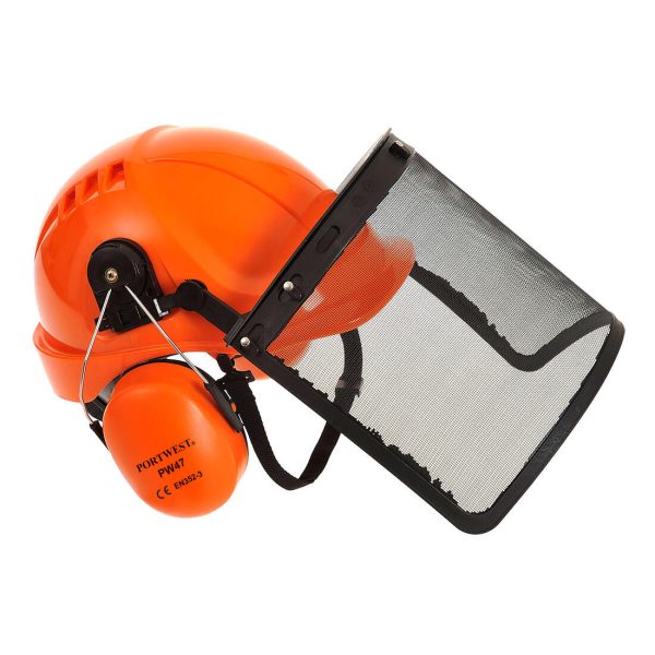 Portwest Forestry Helmet Combi Kit Orange