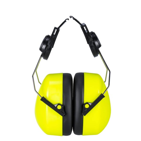 Portwest High Vis Clip On Ear Defenders for Endurance Helmets