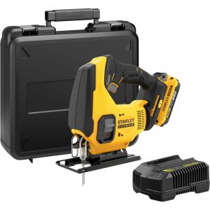 Stanley FatMax V20 18v Cordless Jigsaw 1 x 2ah Li-ion Charger Case