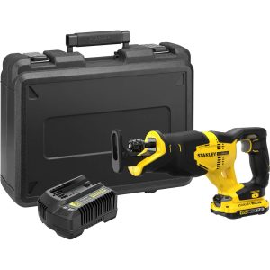 Stanley FatMax V20 18v Cordless Reciprocating Saw 1 x 2ah Li-ion Charger Case