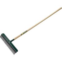 Bulldog Premier Wizard Rubber Tine Leaf Rake 1.3m