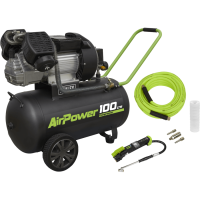 Sealey SAC10030VE Air Compressor 100 Litre & Air Accessory Kit