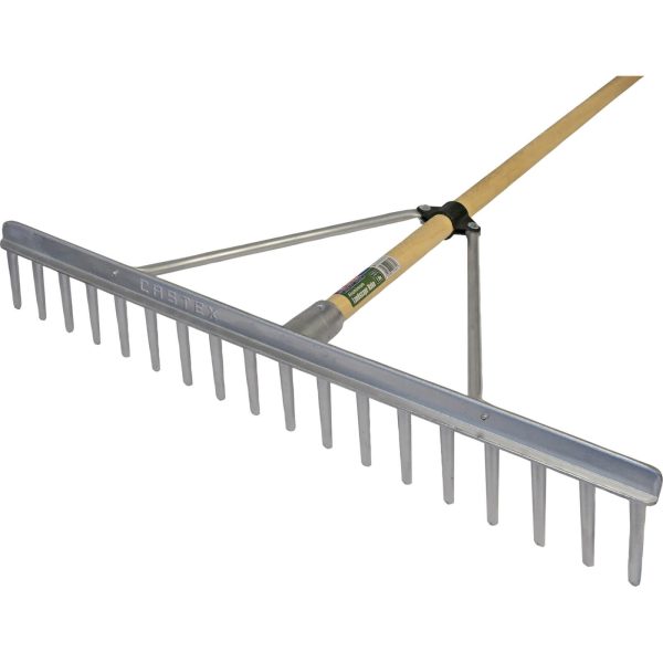 Faithfull FSC Wooden Handle Aluminium Landscape Rake