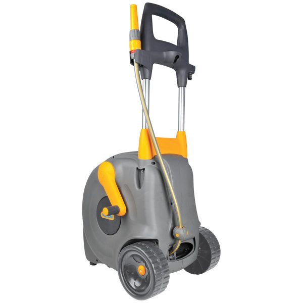 Hozelock Enclosed Fast Hose Reel Cart 1/2" / 12.5mm 40m Grey & Yellow