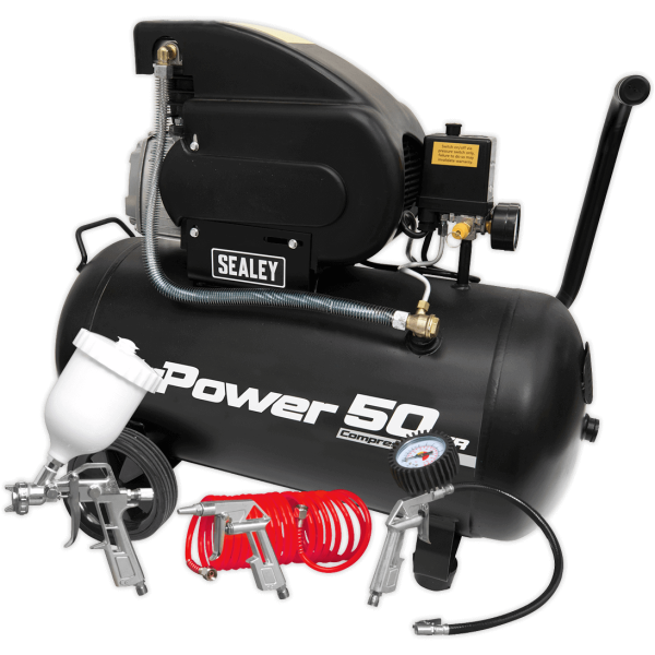 Sealey SAC5020APK Direct Drive Air Compressor 50 Litre