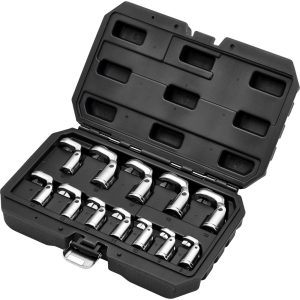 Draper 12 Piece 3/8" Drive Flexible Crowfoot Socket Wrench Set