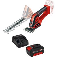 Einhell GE-CG 18/100 Li 18v Cordless Grass and Bush Shears 1 x 4ah Li-ion Charger