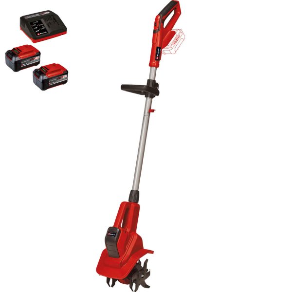 Einhell GE-CR 18/20 Li E 18v Cordless Tiller 200mm 2 x 5.2ah Li-ion Charger