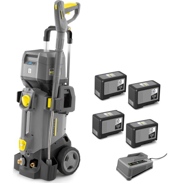Karcher HD 4/11 C BP Professional 36v Cordless Pressure Washer 150 Bar 4 x 7.5ah Li-ion Charger