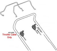 AL-KO Replacement Throttle Cable (AK451428)