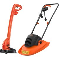 Black and Decker BEMWH551GL2 Hover Mower and Grass Trimmer Kit 240v