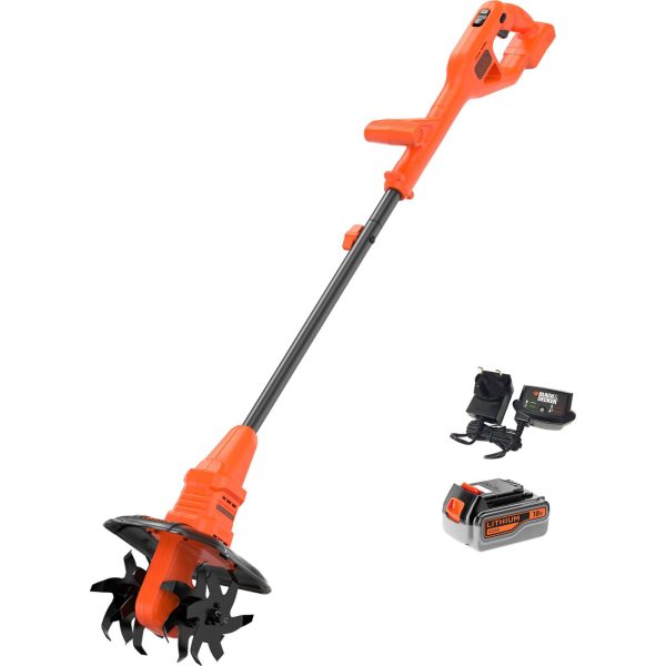 Black and Decker BETL1820L 18v Cordless Tiller 1 x 4ah Li-ion Charger