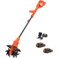 Black and Decker BETL1820L 18v Cordless Tiller 2 x 2ah Li-ion Charger