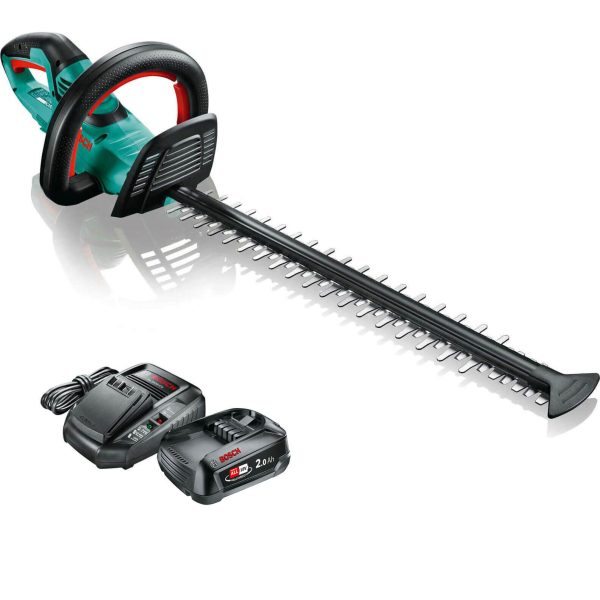 Bosch AHS 50-20 LI P4A 18v Cordless Hedge Trimmer 500mm 1 x 2ah Li-ion Charger