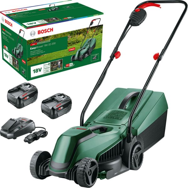 Bosch EASYMOWER 18V-32 P4A 18v Cordless Rotary Lawnmower 320mm