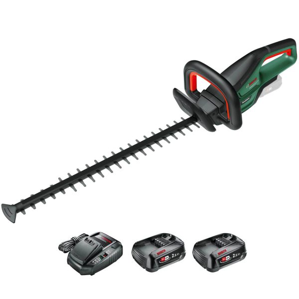 Bosch UNIVERSALHEDGECUT 18V-55 P4A 18v Cordless Hedge Trimmer 550mm 2 x 2.5ah Li-ion Charger