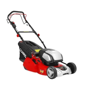 Cobra RM43SP80V Cordless Rear Roller Lawnmower with 2 x Battery & Charger