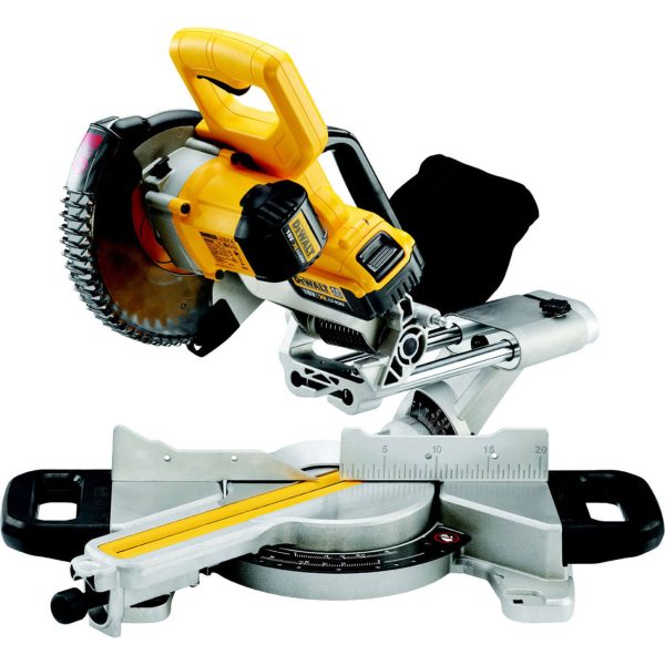 DeWalt DCS365 18v XR Cordless Mitre Saw 184mm 2 x 4ah Li-ion Charger No Case