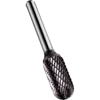 Dormer P805C TiAlN Ball Nosed Cylinder Carbide Burr 6mm 18mm 6mm