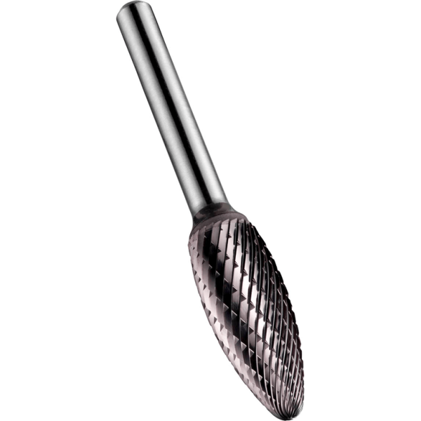 Dormer P815C TiAlN Flame Carbide Burr 8mm 19mm 6mm