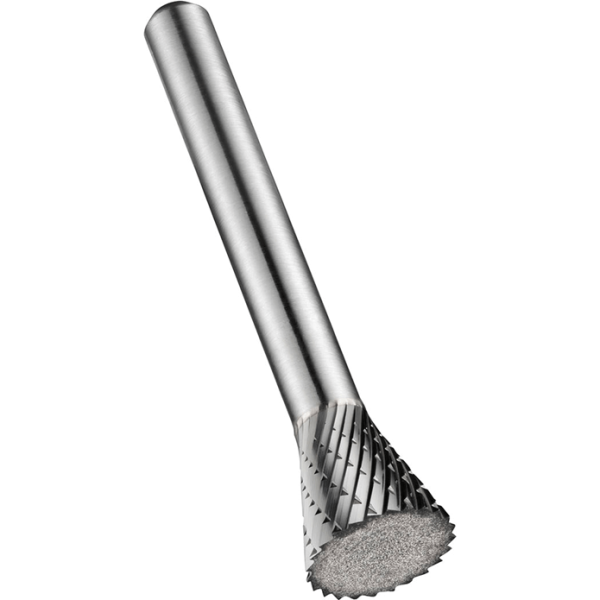 Dormer P825 Bright Inverted Cone Carbide Burr 6.3mm 6mm 3mm