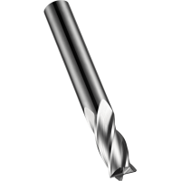 Dormer S904 Carbide MC-X Plain Shank Multi Flute End Mill 2.5mm
