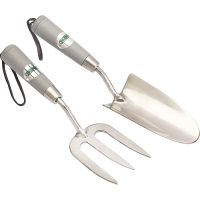 Draper 2 Piece Stainless Steel Hand Fork and Trowel Set