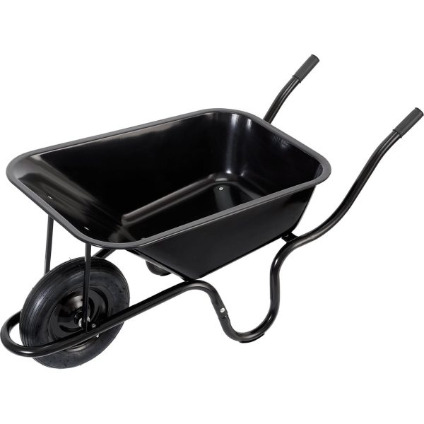 Draper Contractors Wheelbarrow 85l Black